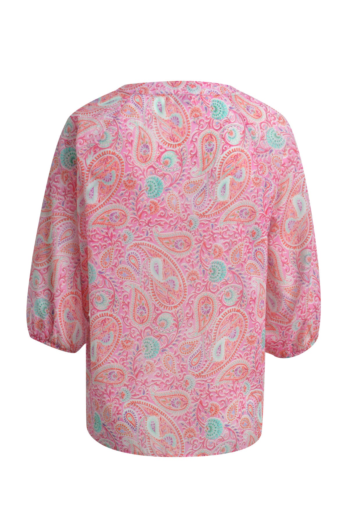 Milano Orchid Print Raglan Sleeve Blouse