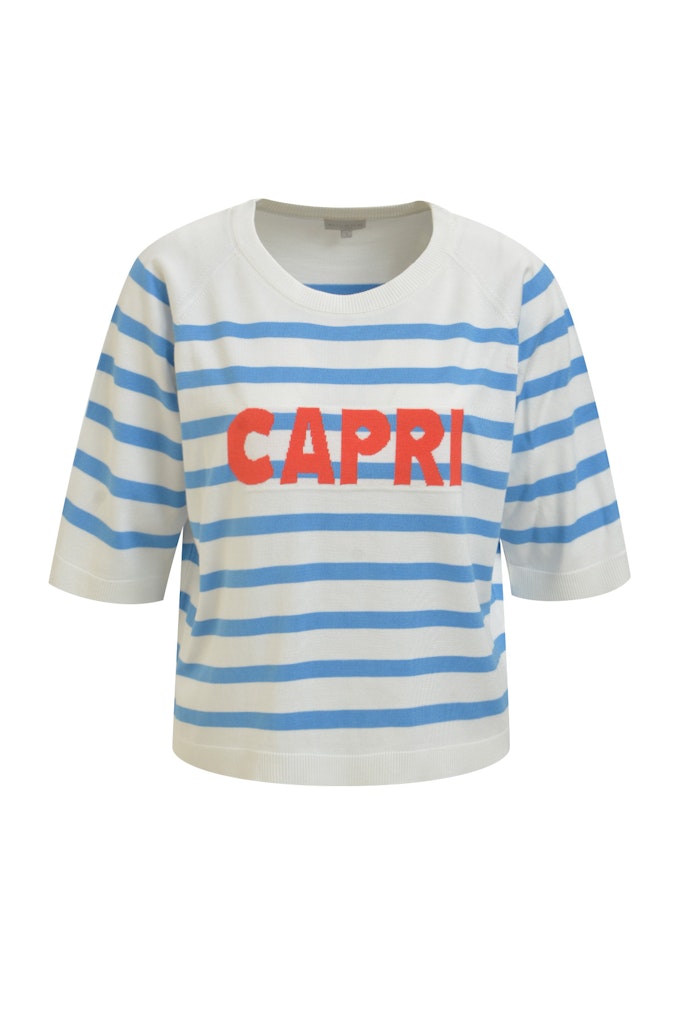 Milano Ocean Print Stripe CAPRI Jumper