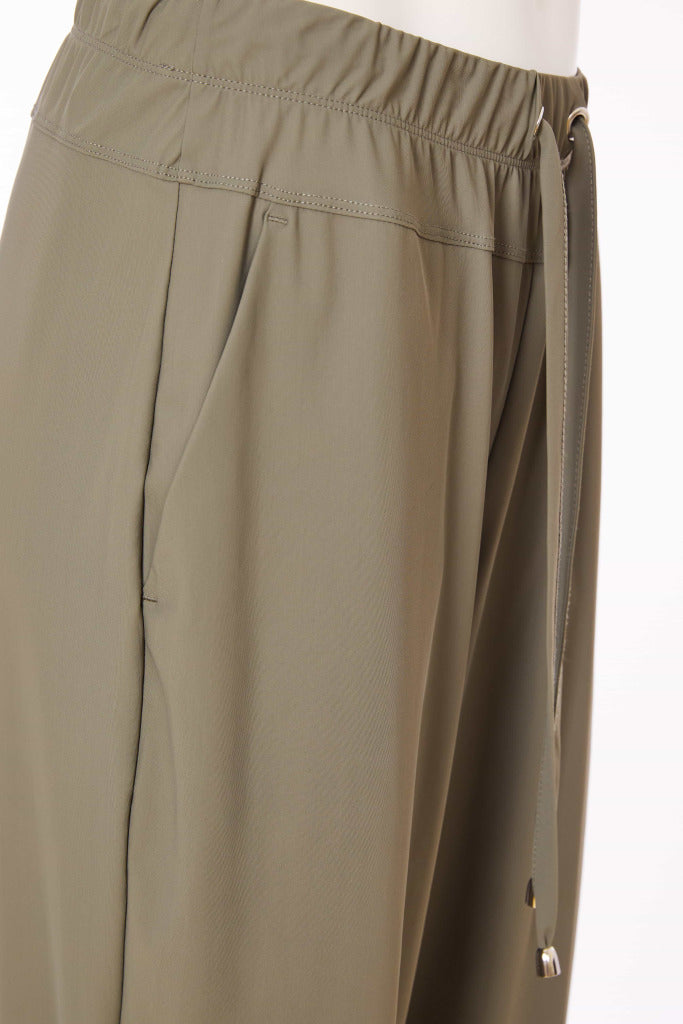 Naya Army Tab Button Hem Trousers