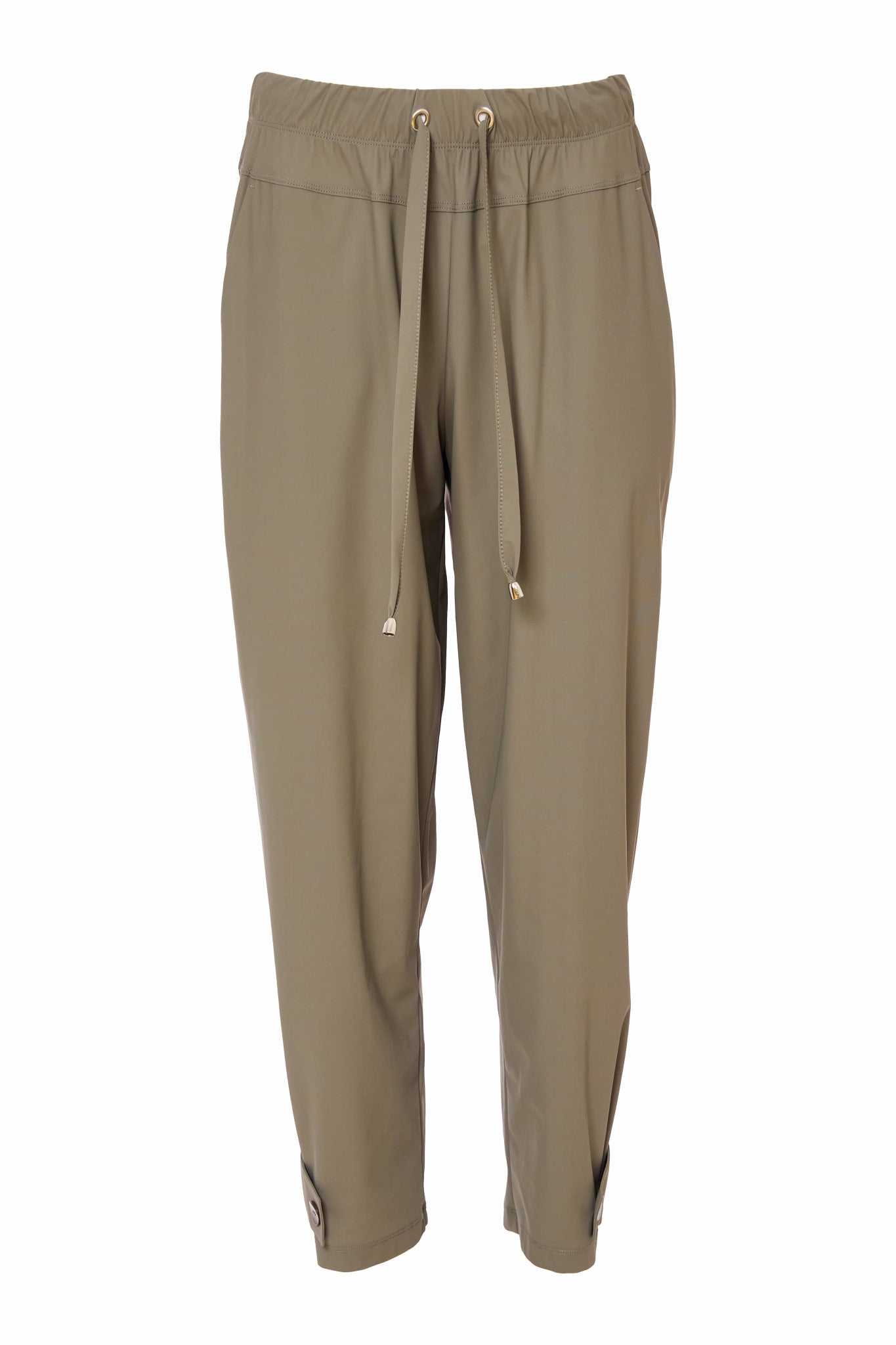 Naya Army Tab Button Hem Trousers