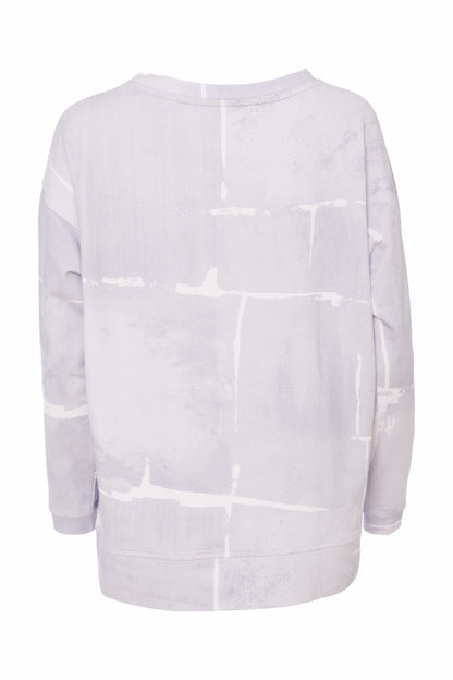 Naya White/Silver Embroidered Sleeve Jumper