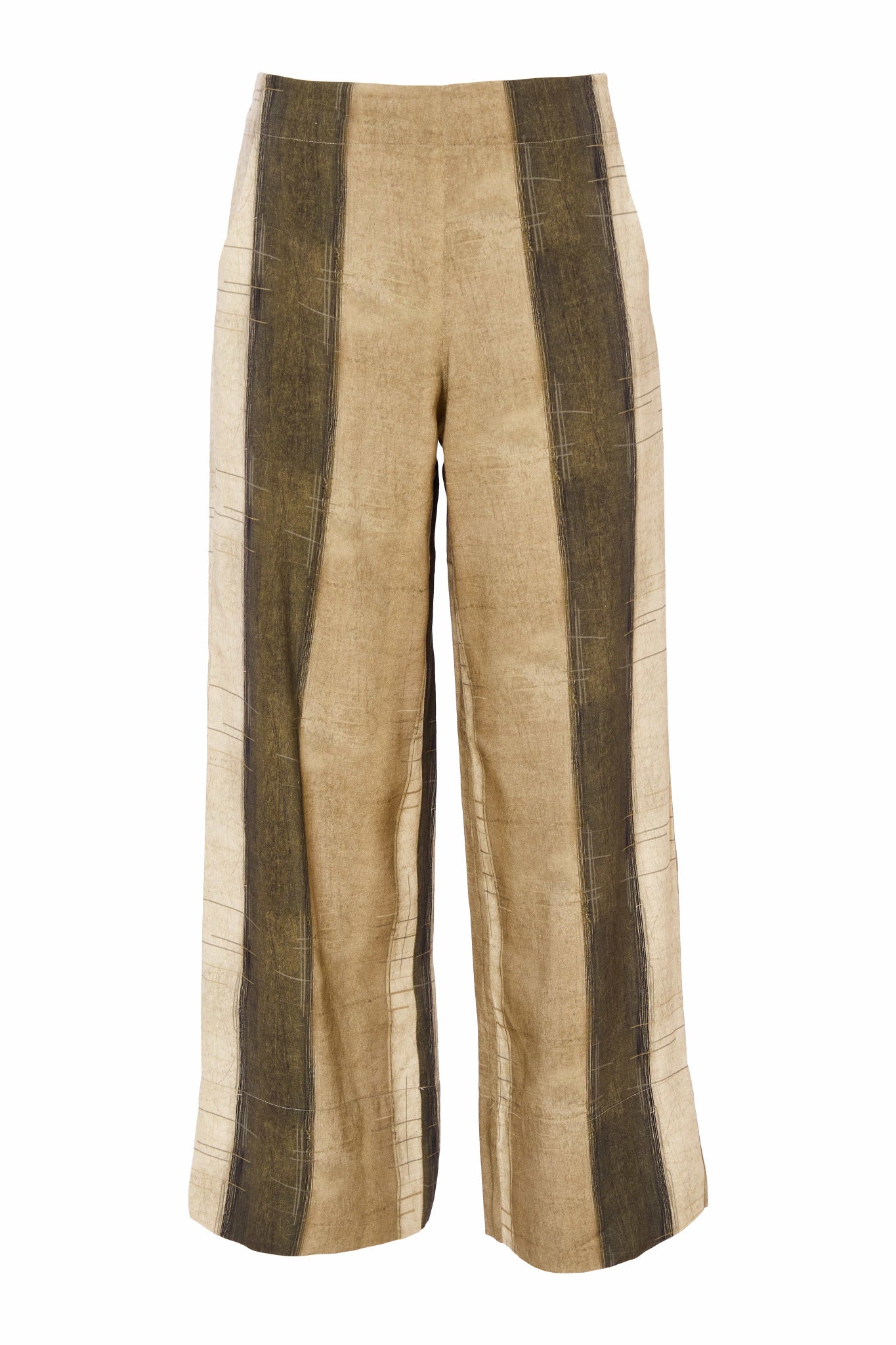 Naya Army Scratch Print Crop Trouser