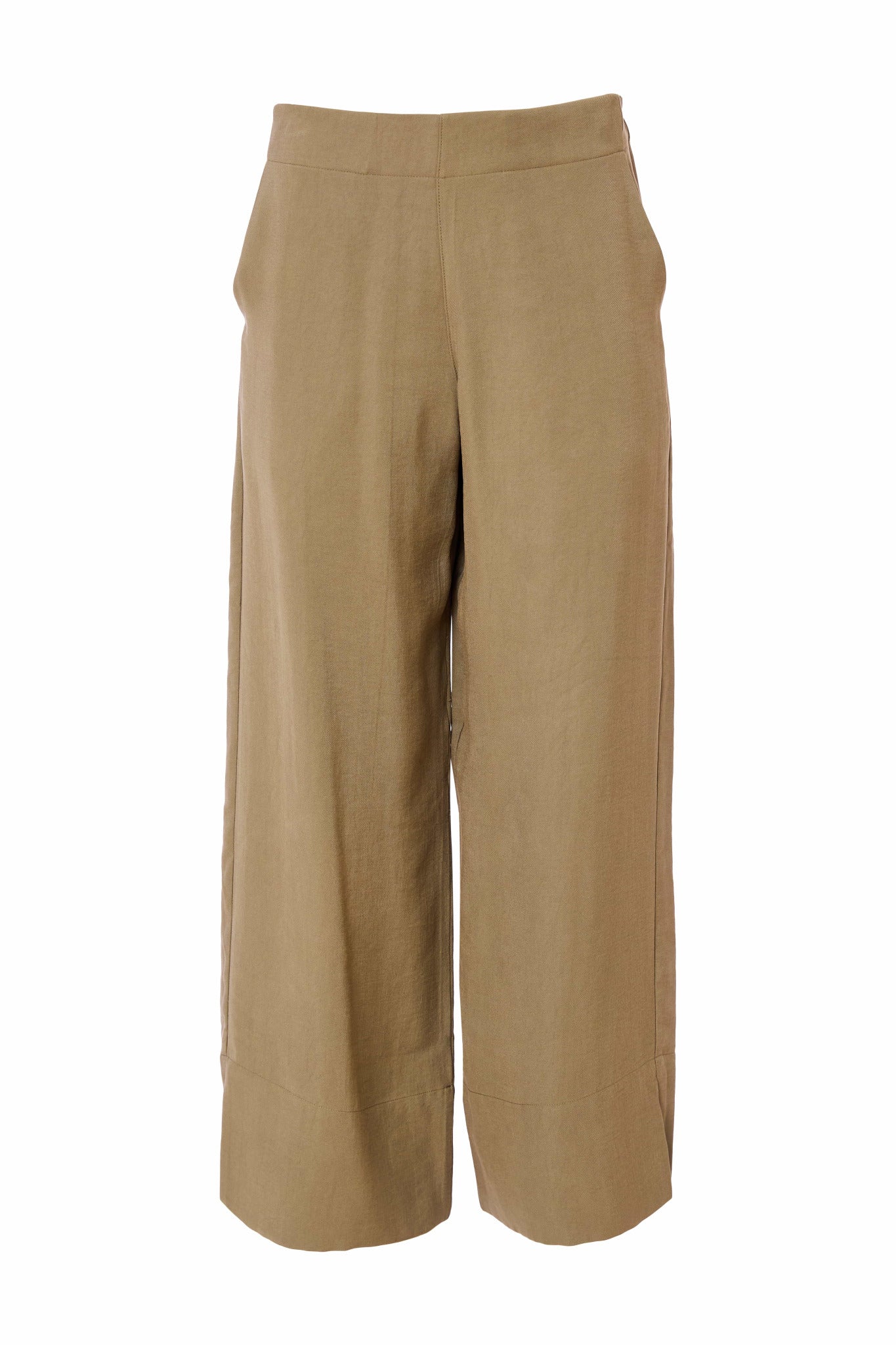 Naya Army Wide Leg Crop Trouser