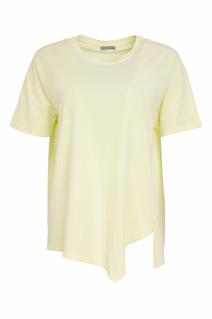 Naya Lemon Cut Out Hem T-Shirt
