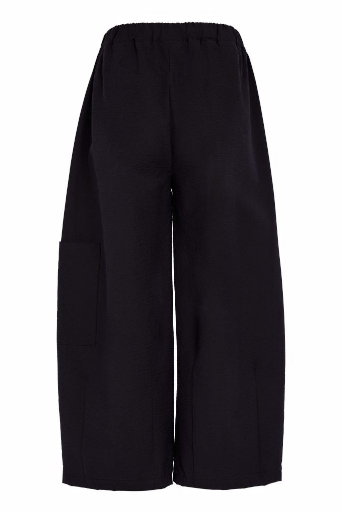 Naya Black Side Pocket Balloon Trouser