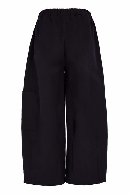 Naya Black Side Pocket Balloon Trouser