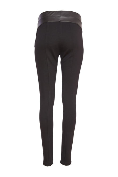 Naya Black Leatherette Legging