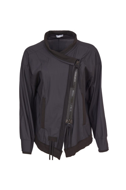 Naya Black Jacket /Asymmetric Zip