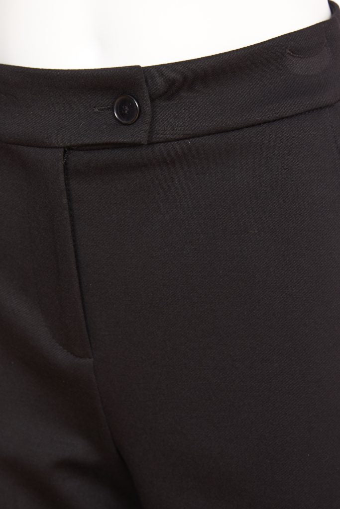 Naya Black Turn up Trouser with side pocket