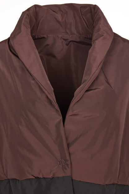 Naya Choc / Black Batwing Poncho Jacket