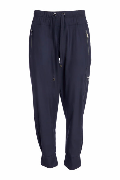 Naya Black Zip Detail Cuff Trouser
