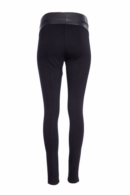 Naya Black Leatherette Legging