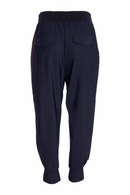 Naya Black/Cocoa Contrast Panel Cuff Trouser