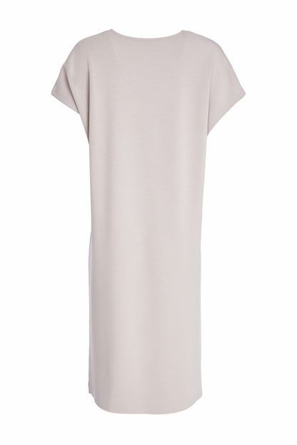 Naya Taupe Long Line Tunic Top
