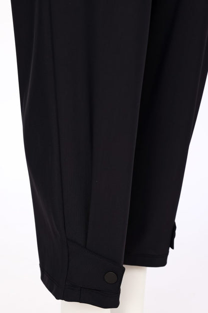 Naya Black Drawstring Tab Hem Trouser