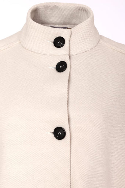 Naya Stone High Neck Button Cape