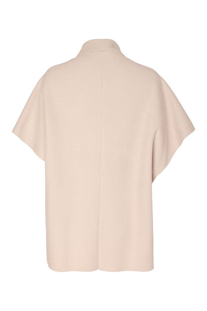 Naya Stone High Neck Button Cape