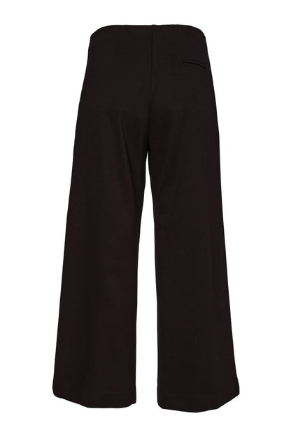 Naya Black Wide Leg Side Pocket Trouser