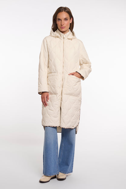 Rino & Pelle Ronja Birch Long Quilted Coat