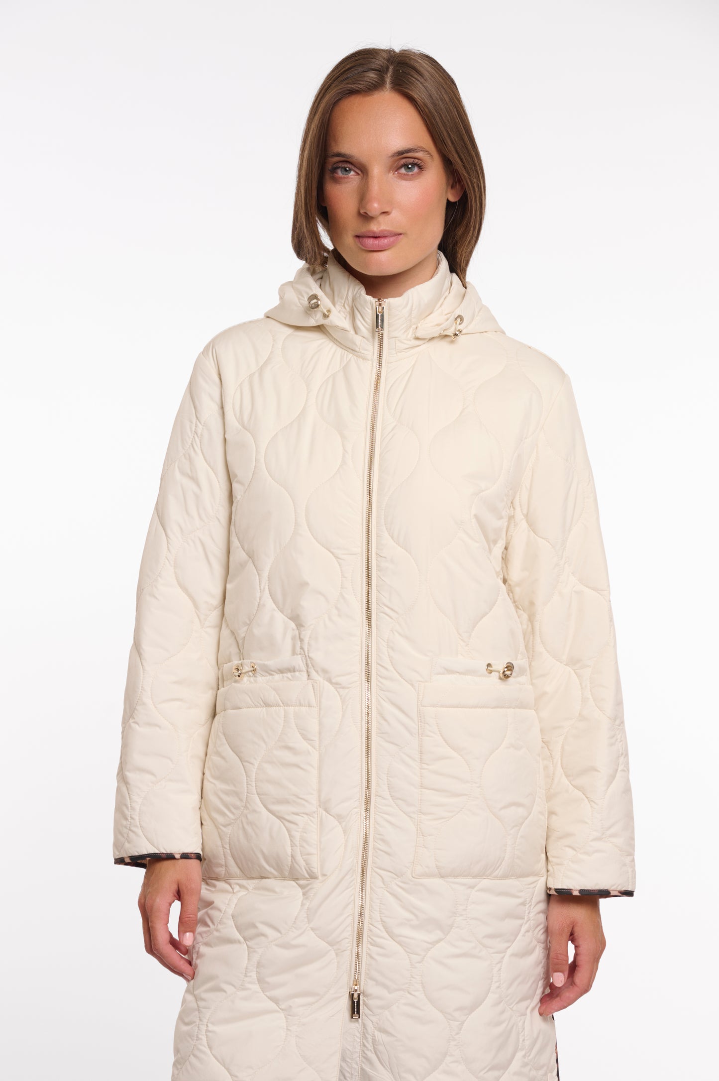 Rino & Pelle Ronja Birch Long Quilted Coat