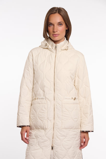 Rino & Pelle Ronja Birch Long Quilted Coat