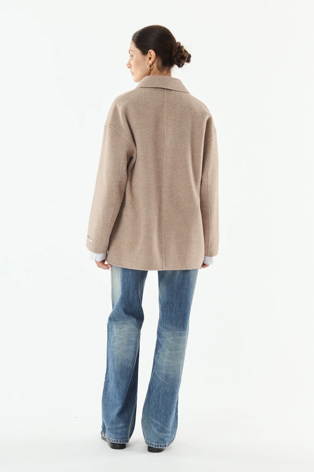 Giovanni Sammie Taupe Wool/Cashmere Jacket