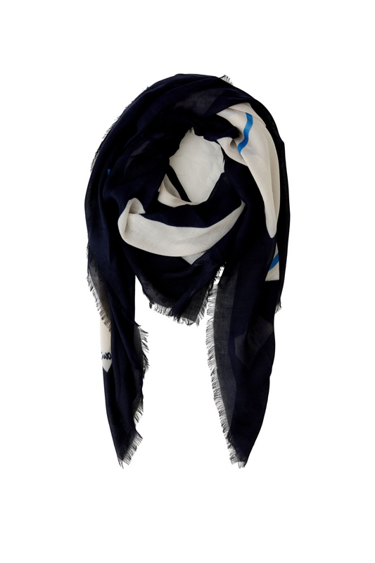 Oui Light Stone/Blue Scarf