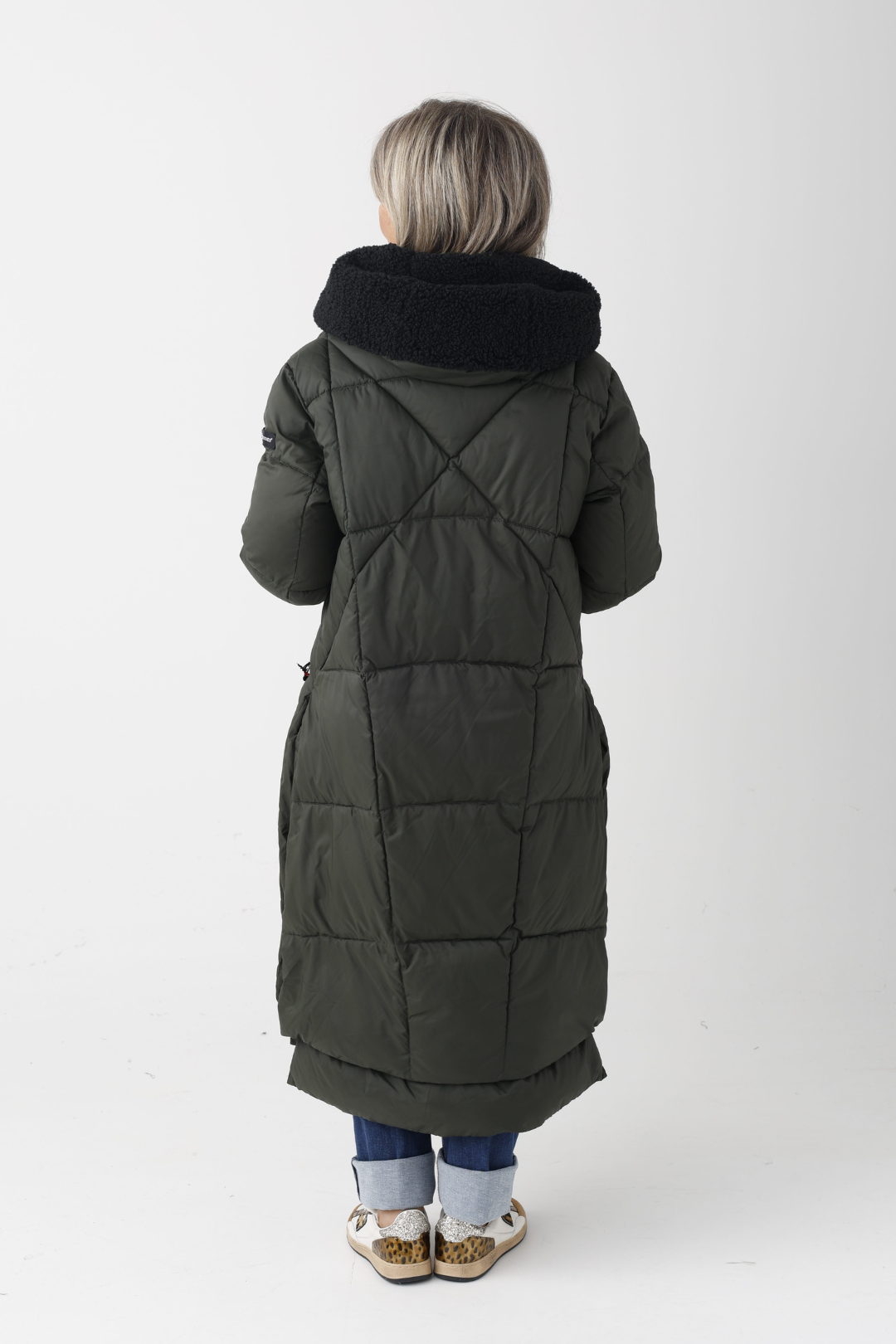 FF Olive/Black Thermolite Padded Coat