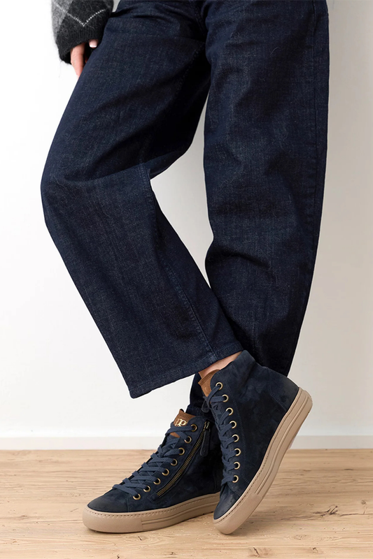 Paul Green Blue Sport Hightop Trainer