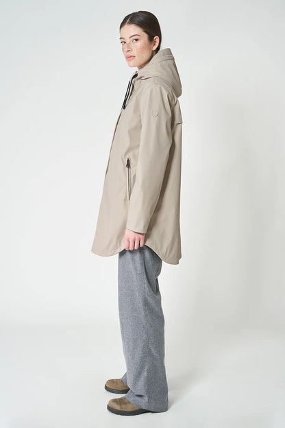 Tanta Snow Stone Grey Raincoat