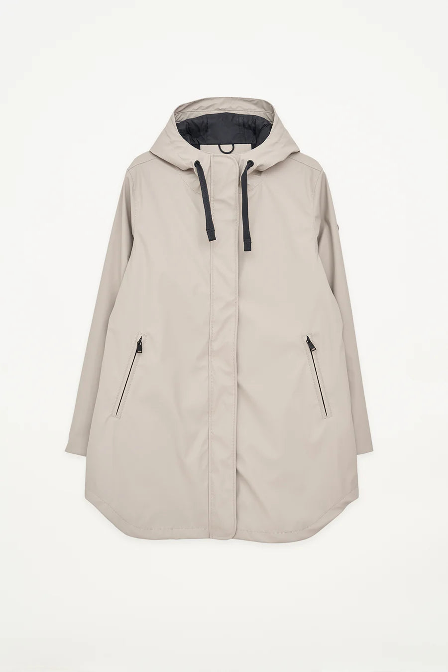 Tanta Snow Stone Grey Raincoat