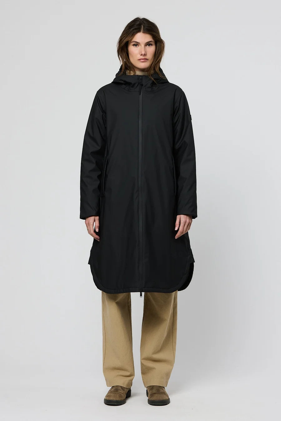 Tanta Ice Black Raincoat T3286
