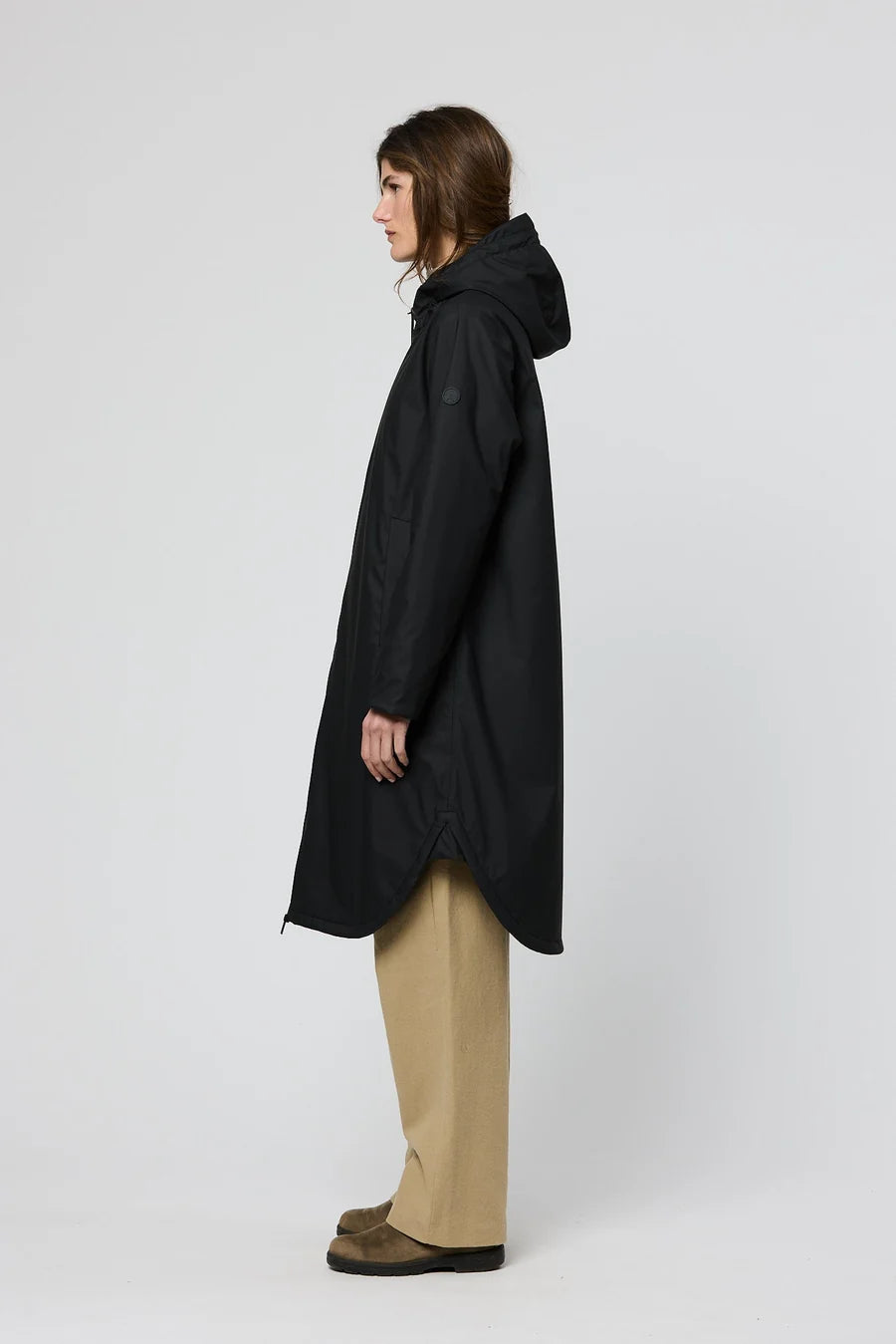 Tanta Ice Black Raincoat T3286