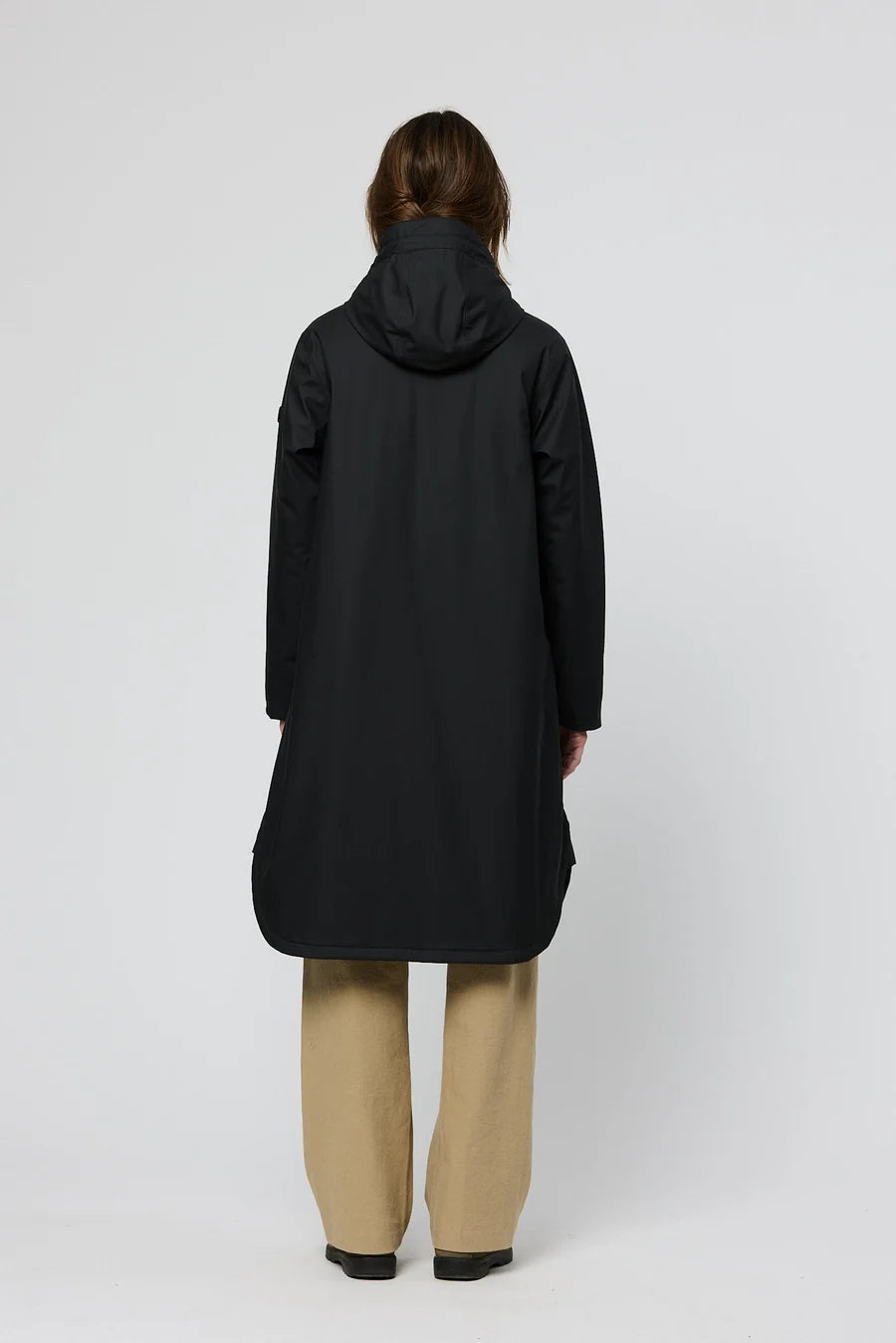 Tanta Ice Black Raincoat T3286