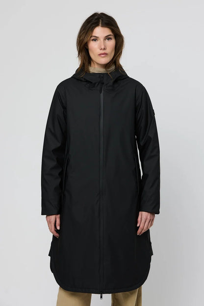 Tanta Ice Black Raincoat T3286