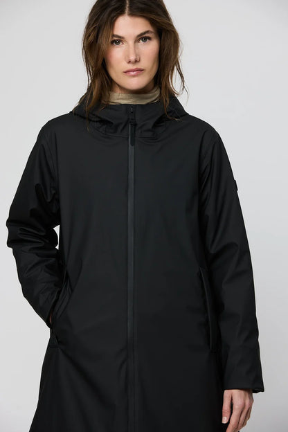 Tanta Ice Black Raincoat T3286