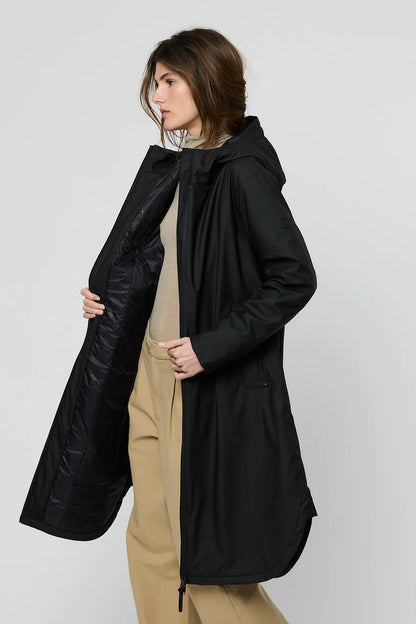 Tanta Ice Black Raincoat T3286