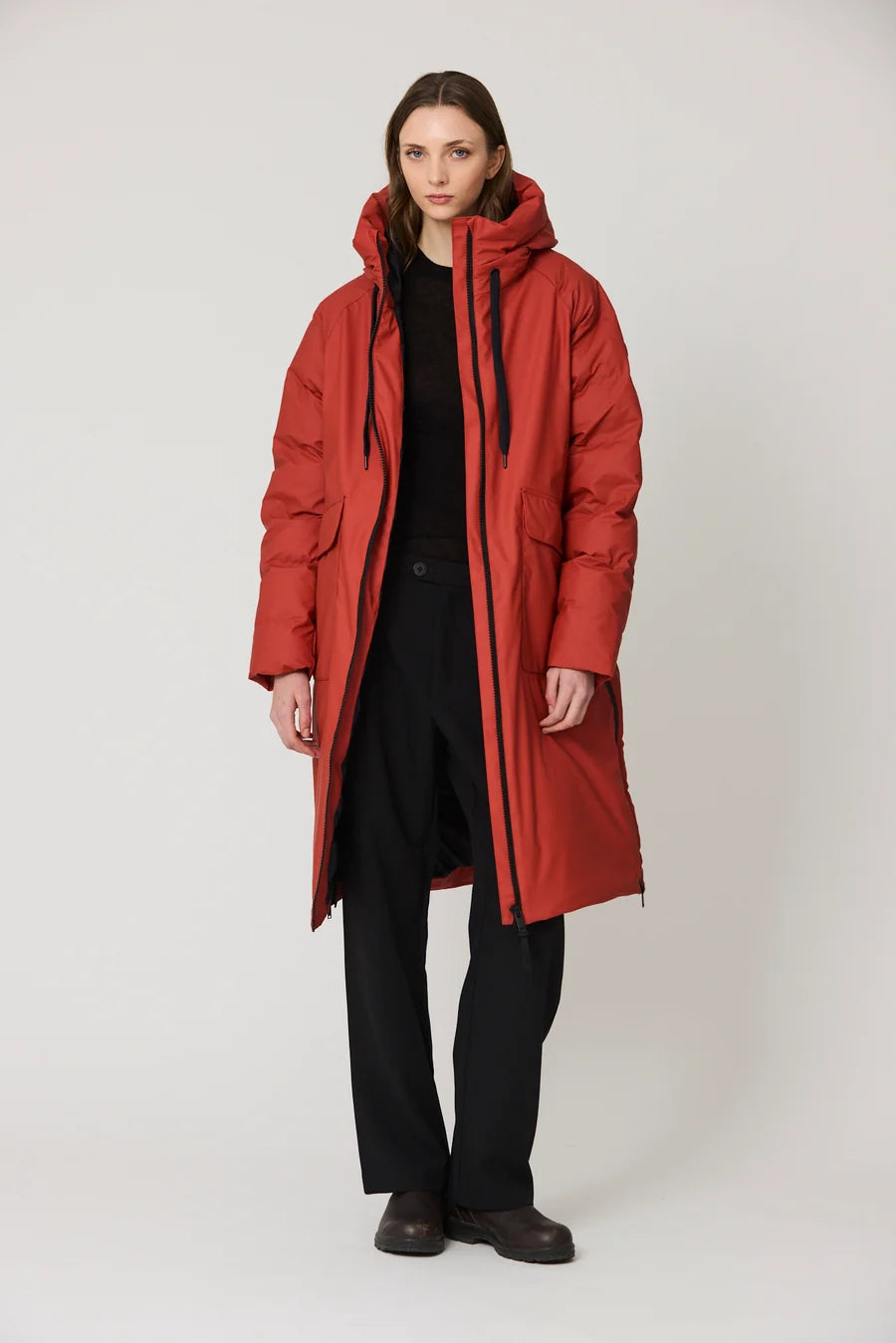 Tanta Rime Red Ochre Coat T3288