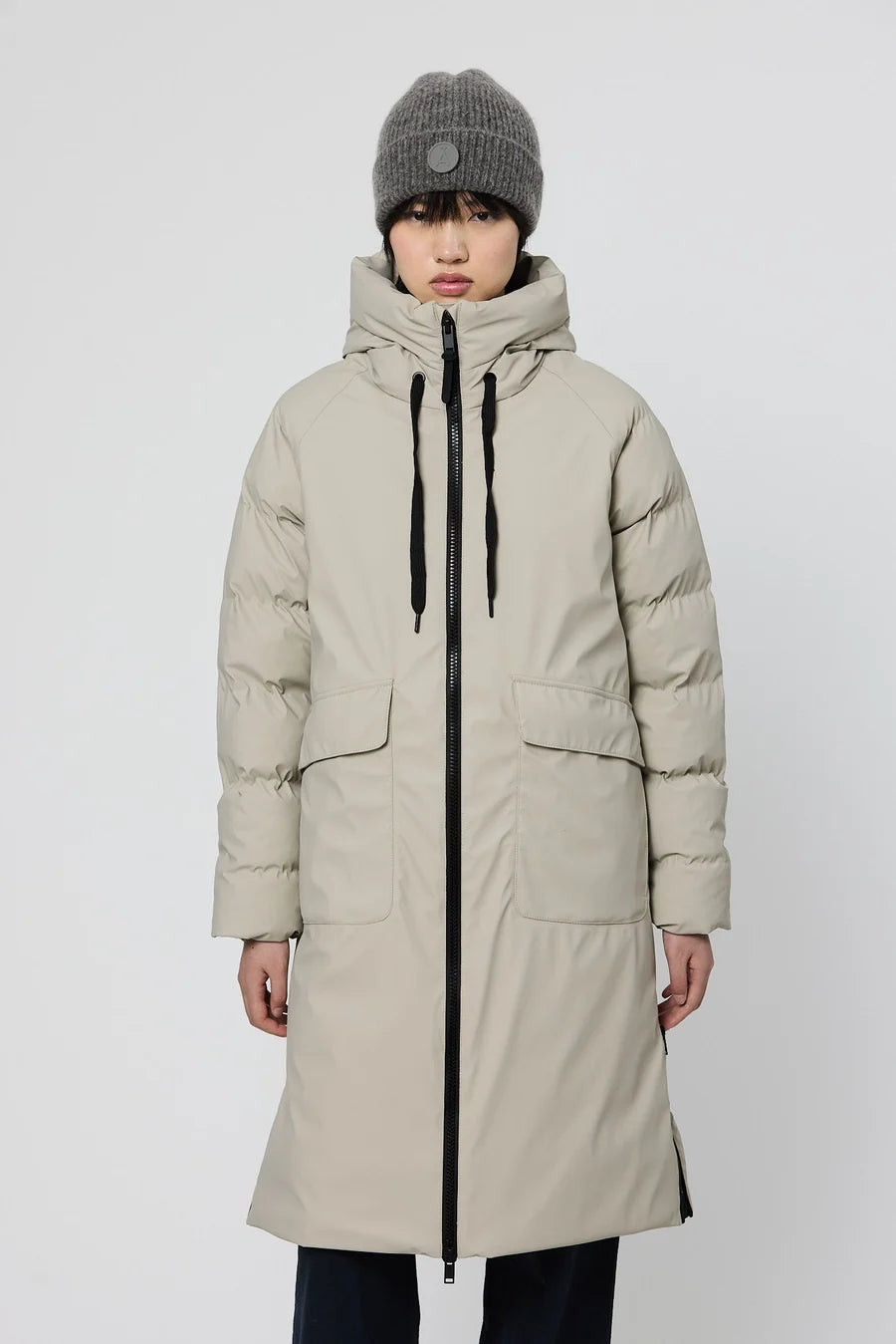 Tanta Rime Stone Grey Coat T3288