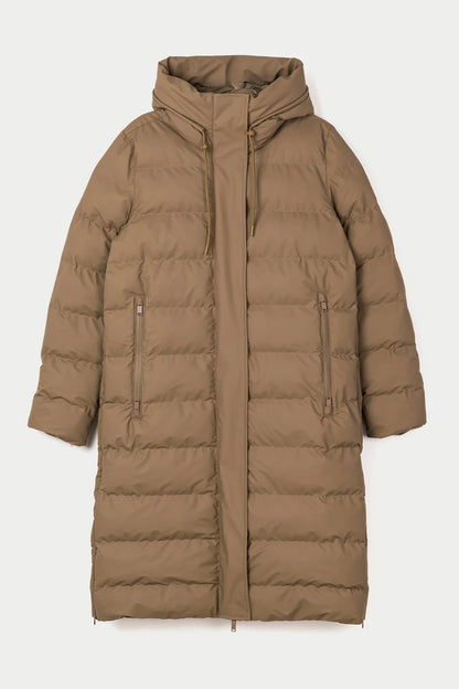 Tanta Glaze Brindle Puffer Coat T3318