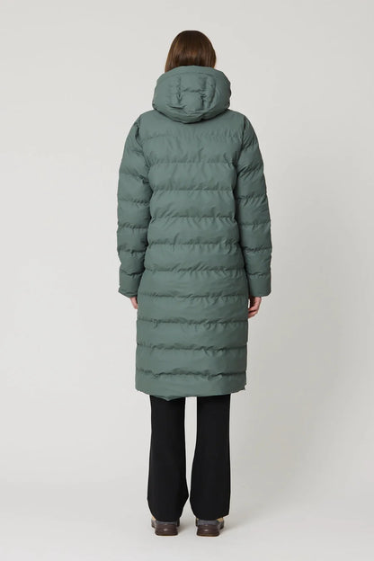 Tanta Glaze Balsam Green Puffer Coat T3318