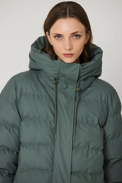 Tanta Glaze Balsam Green Puffer Coat T3318