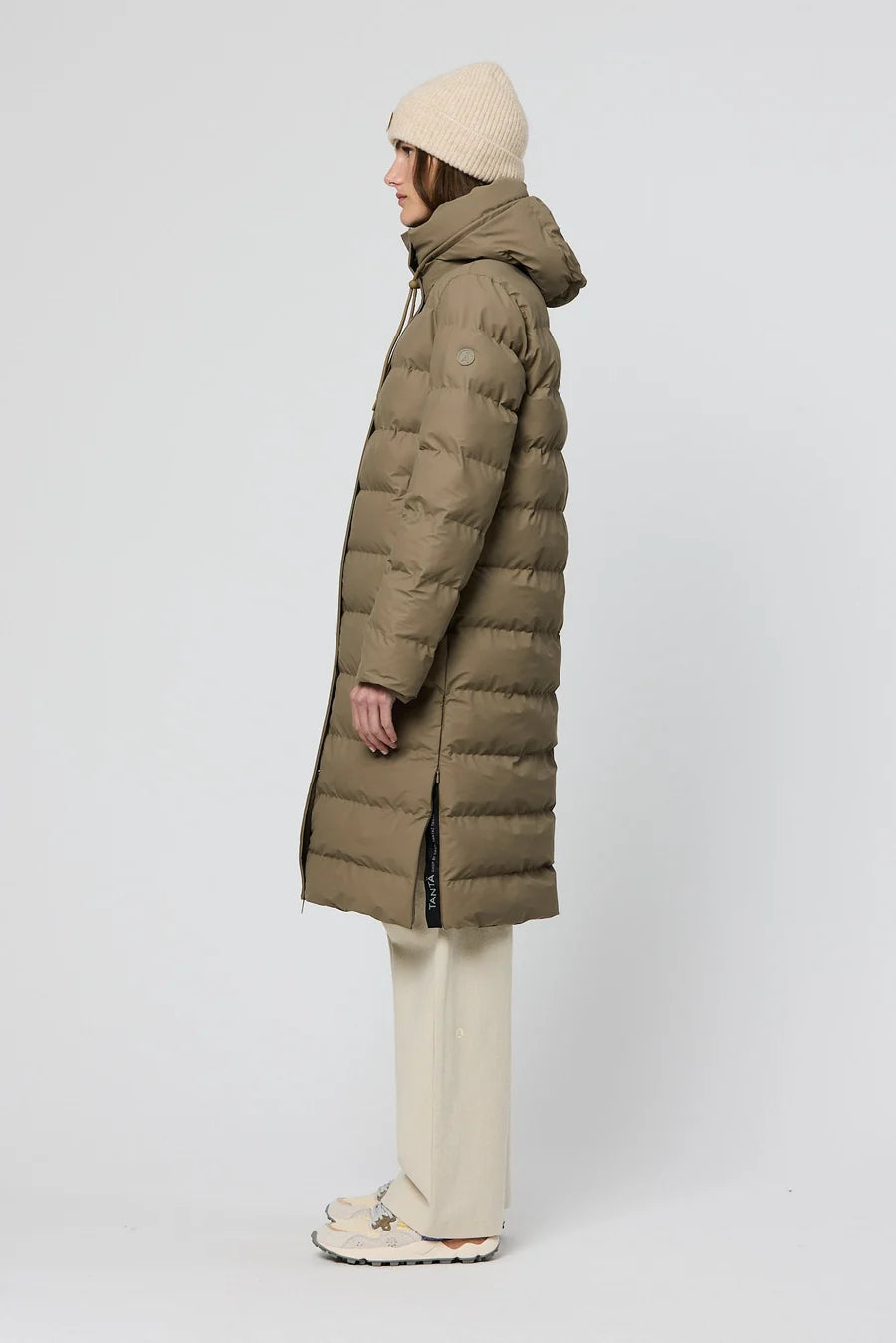 Tanta Glaze Brindle Puffer Coat T3318