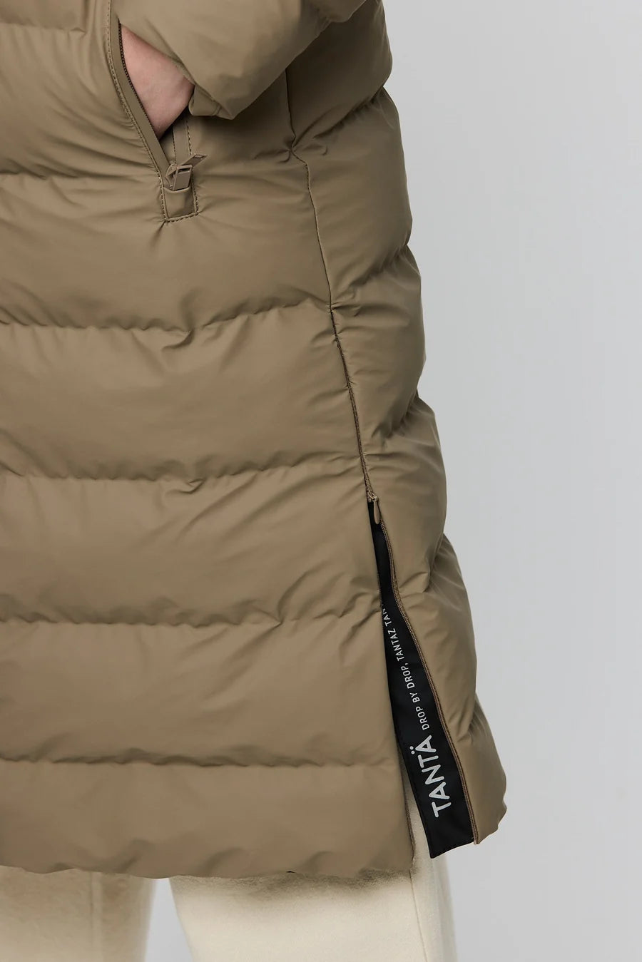 Tanta Glaze Brindle Puffer Coat T3318