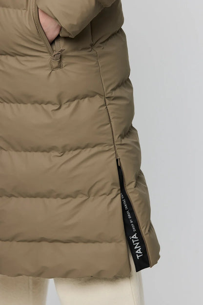 Tanta Glaze Brindle Puffer Coat T3318