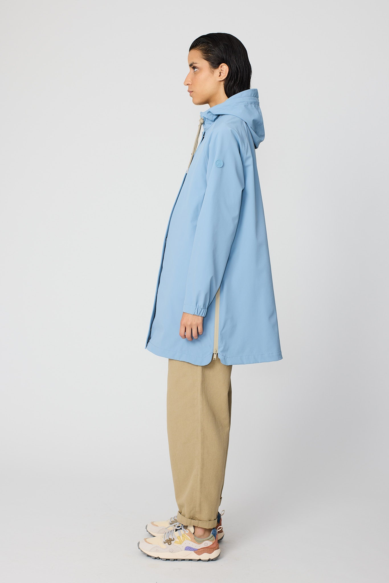 Tanta Neboa Faded Denim Raincoat