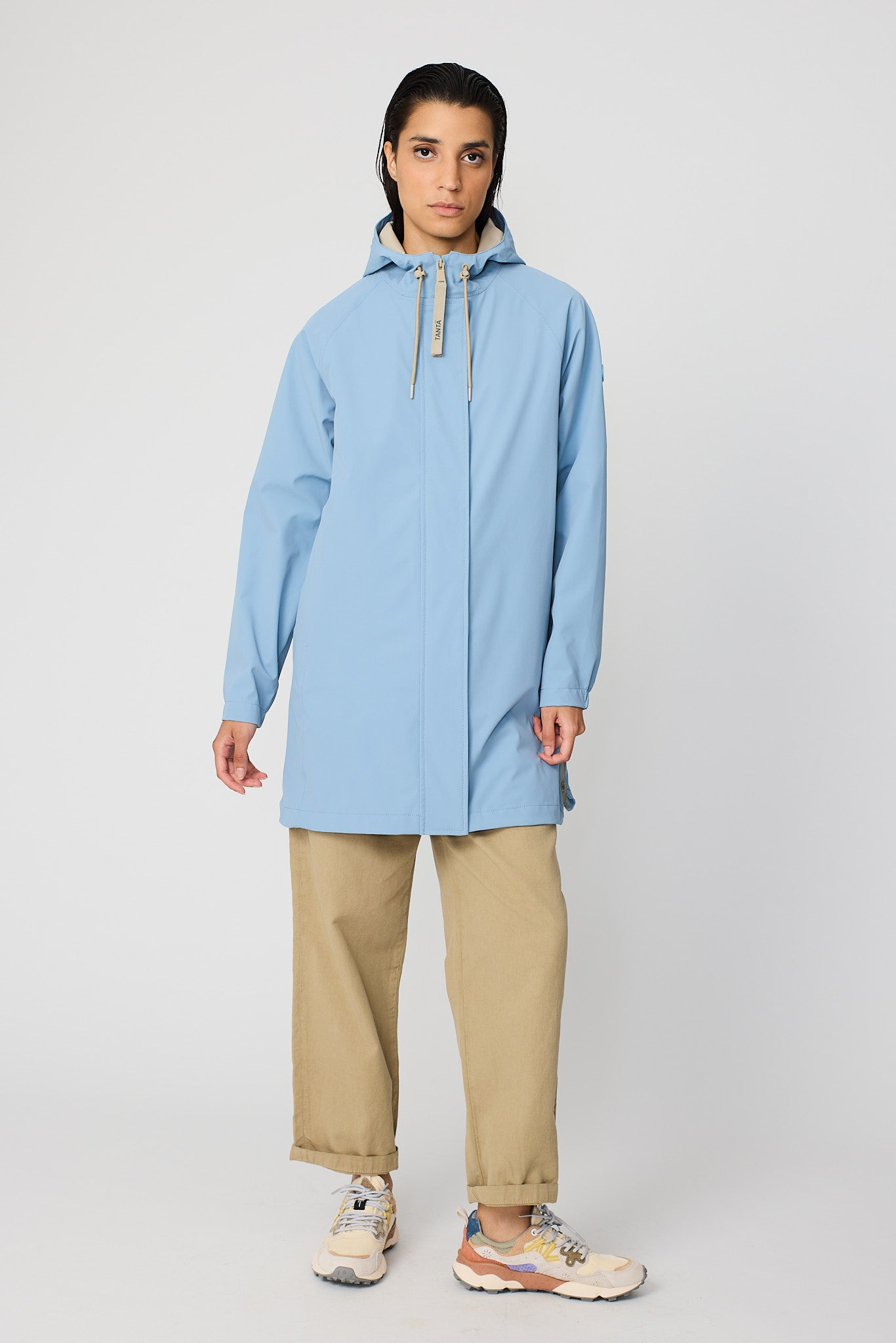 Tanta Neboa Faded Denim Raincoat