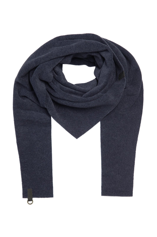 Henriette Steffensen Evening Blue Triangle Scarf