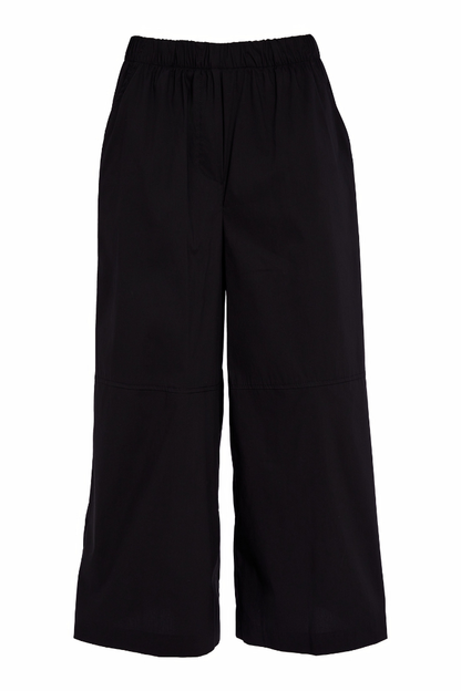 Naya Black Wide Leg Crop Trouser