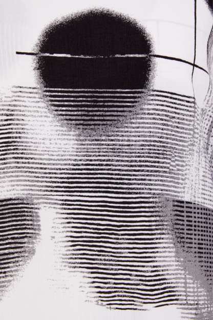 Naya White/Black Spot Print Dress